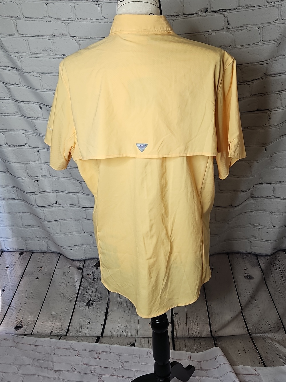 Columbia Sportswear Women's Tamiami II Short Sleeve Shirt Yellow Size XL - Picture 3 of 7
